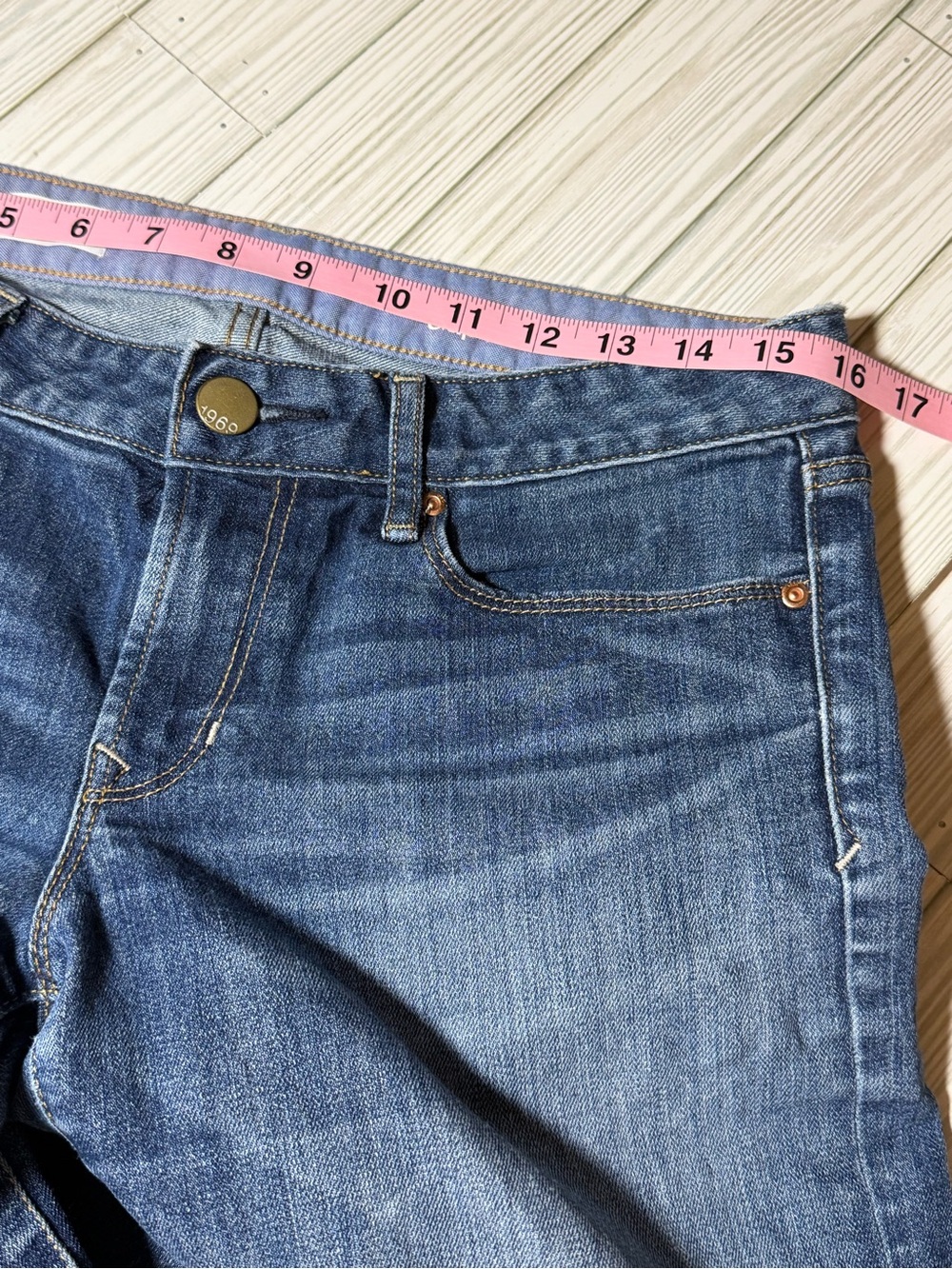 Gap Sexy Boot Jeans Womens 30x10R Medium Wash Bootcut Stretch Denim - Picture 8 of 10